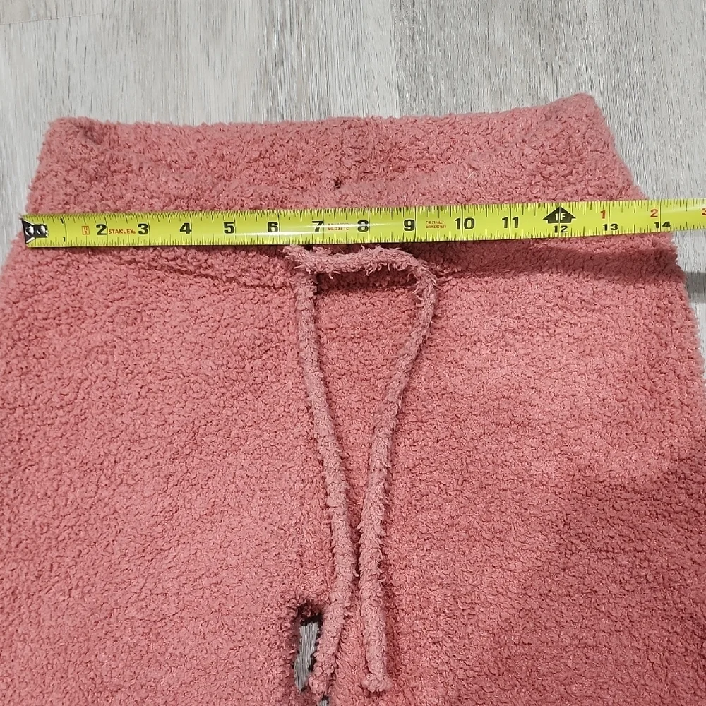 aerie Plush Rose Fleece Wide-Leg Joggers - Picture 5 of 6
